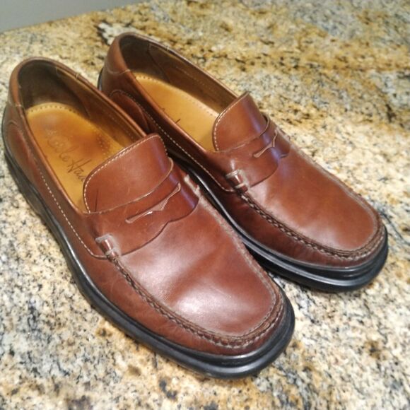 Cole Haan NikeAir Penny Loafers Men’s Size 7 M Brown Leather Dress Shoes C02961 main image 7